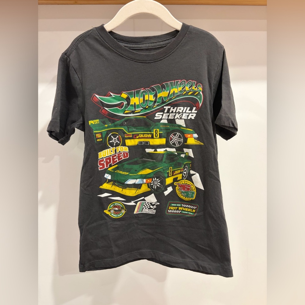 Kids Hot Wheels Graphic T-Shirt - Black